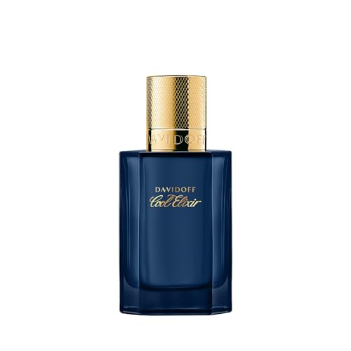 DAVIDOFF Cool Elixir Parfum - Intense Woody Fragrance, Rose Oxide, Lavandin, Oud Accord - 50ml
