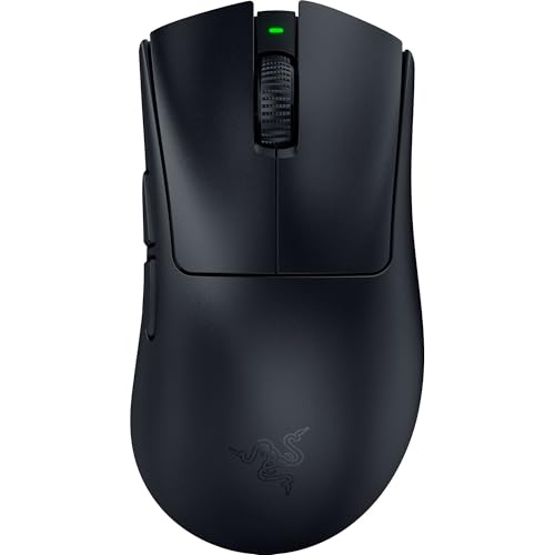 Razer DeathAdder V4 Pro 56g Wireless Gaming Mouse with Hyperspeed 2.4GHz - Focus Pro Sensor - Optical Switches - Black