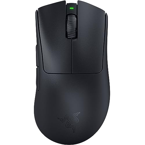 Razer DeathAdder V3 Pro Wireless Gaming Mouse, 63g Lightweight, Focus Pro 30K Sensor, Gen-3 Switches, HyperSpeed - Black