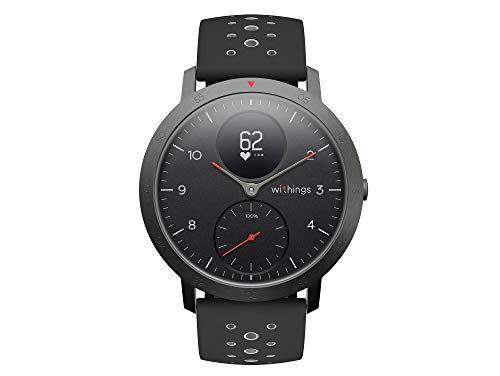 Withings Steel HR Sport Smartwatch: GPS, Heart Rate, Fitness - Black
