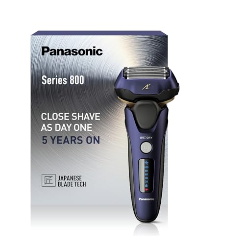 Panasonic 5-Blade Wet & Dry Electric Shaver: Beard Sensor, Multi-Flex Head