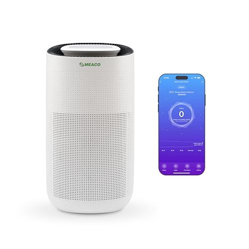 MeacoClean Air Purifier: HEPA Filter, WiFi Control, Allergen Removal