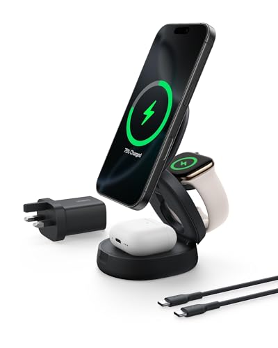 Belkin 3-in-1 Wireless Charger for iPhone, Apple Watch, AirPods