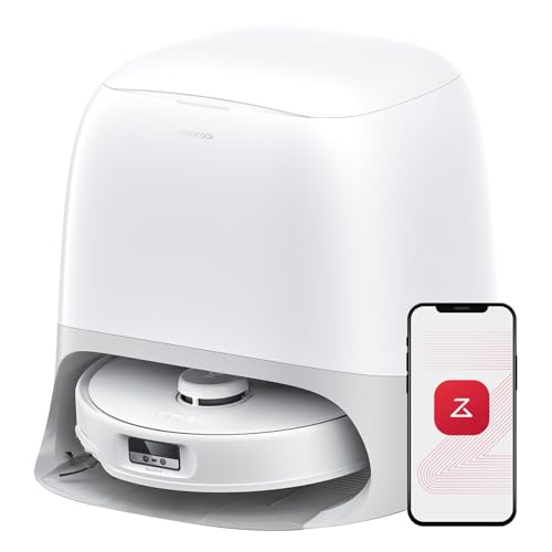 Roborock Qrevo Curv Robot Vacuum Cleaner with Mop, 18,500 Pa, Zero-Tangling, Intelligent Dirt Detection