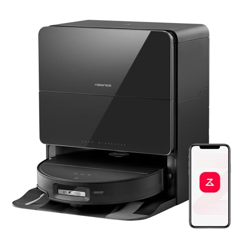 Roborock Saros 10 Robot Vacuum 22,000 Pa Slim Design, AI 3.0, Zero-Tangle, Auto Mop, Hot Water Cleaning