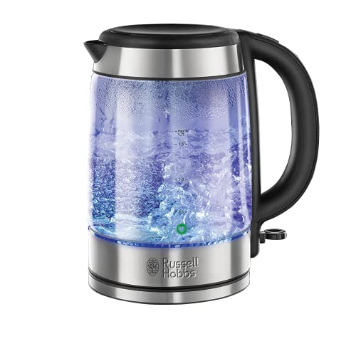 Russell Hobbs Glass Kettle: Fast Boil 3KW, 1.7L Capacity, Anti-Scale Filter