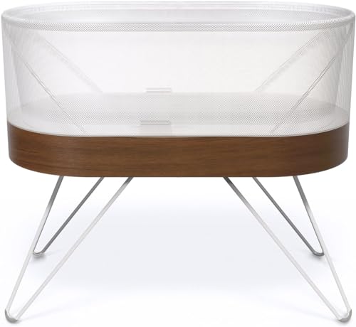 SNOO Smart Sleeper Baby Cot - Bedside Crib, Automatic Rocking, White Noise - Ideal for Newborns to 6 Months - Natural Sleep Training