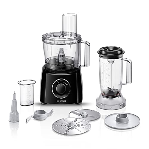 Bosch MultiTalent 3 Food Processor 800W 2.3L Blender, Attachments - Black