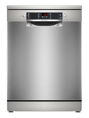Bosch Series 2 Dishwasher: Free-standing 60cm Silver Inox