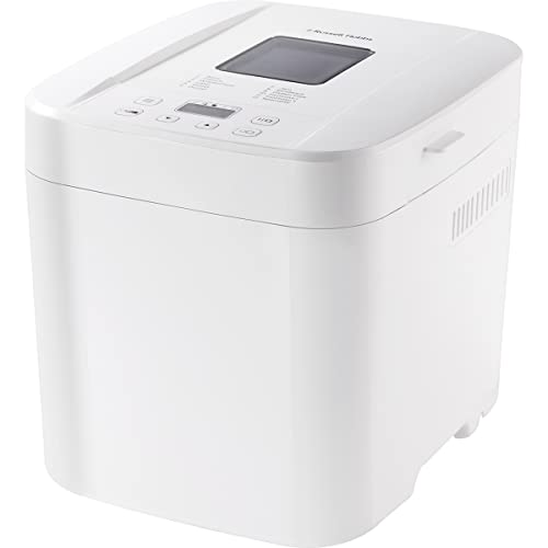 Russell Hobbs Bread Maker: 12 Programs, Gluten Free, 3 Crust Settings, Timer, 2 Sizes, Viewing Window, Keep Warm, Energy Saving