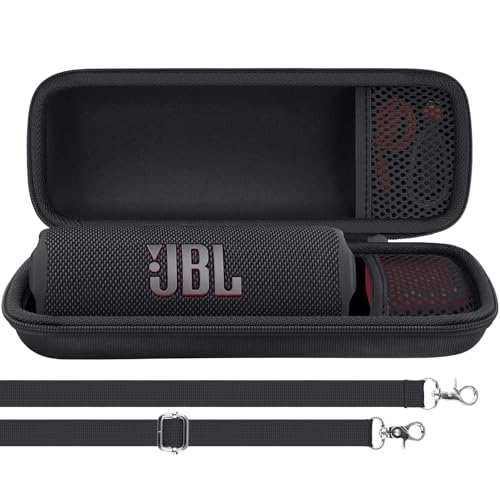 Aenllosi Hard Case for JBL Flip Speakers, Portable Storage - Black