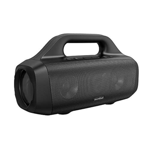 Anker Motion Boom Portable Bluetooth Speaker, Titanium Drivers, BassUp, IPX7 Waterproof, 24H Playtime