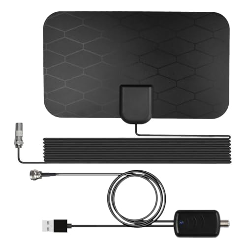 Amplified HD TV Antenna for Freeview TV, 250+ Miles Range
