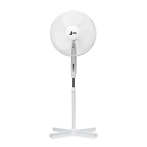 CoolBreeze 16-Inch Oscillating Pedestal Fan 3-Speed Control Stand Fan
