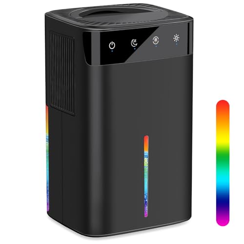 Brand 2.6L Mini Dehumidifier for Home & Bedroom - Energy-Saving, Auto Defrost, Quiet Operation - Ideal for Bathroom, Office, RV