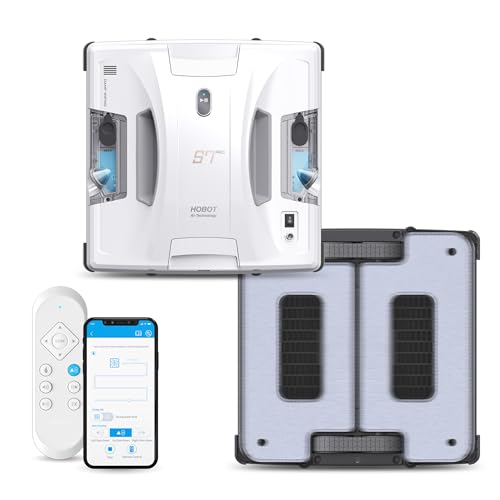 Hobot S7 Pro Window Cleaner: Dual Mop, Ultrasonic Spray, 4800Pa Suction