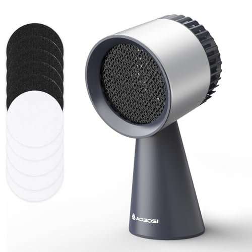 AAOBOSI Mini Desktop Cooker Hood Fan, 3 Wind Speeds, Washable Filter, Oil Cup, Portable Extractor for Kitchen, RV, BBQ