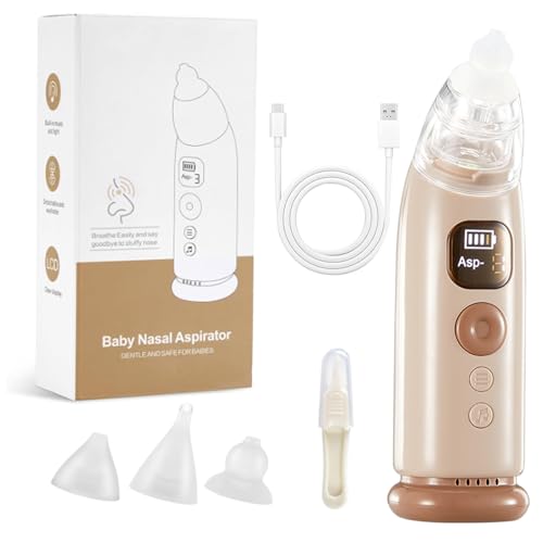 Postuvix Baby Nasal Aspirator: Portable Snot Remover for Newborns - Safe Nose Cleaner with 3 Levels of Suction