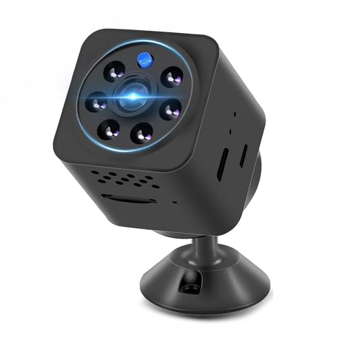 Custom Catch Mini Camera: Indoor Security Cam, Night Vision, Motion Detection - 6H Battery Life