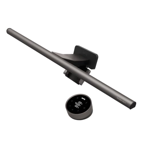 BenQ ScreenBar Halo 2 LED Monitor Light: Wireless, Adjustable Brightness, Eye-Care, No Glare, USB Powered