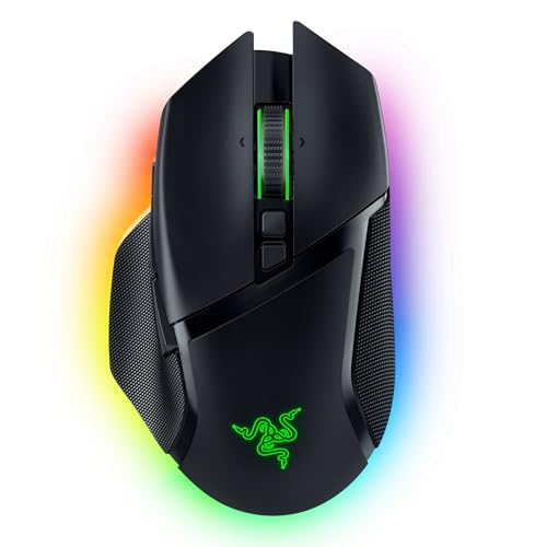 Razer Basilisk V3 Pro Gaming Mouse - Wireless, HyperScroll Tilt Wheel, 30K Sensor, Chroma Lighting - Black