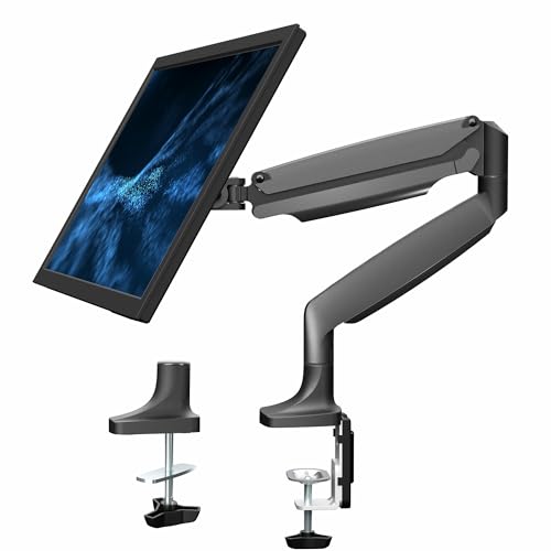 VIVO Aluminum Monitor Desk Mount Stand with Pneumatic Arm, 32" Screen, Height Adjustable