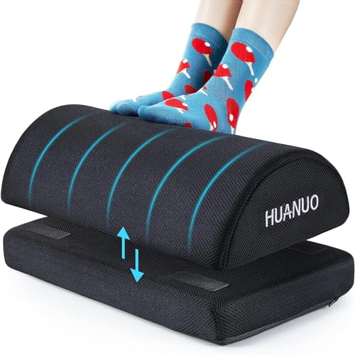 HUANUO Ergonomic Foot Rest Stool for Office & Home Comfort