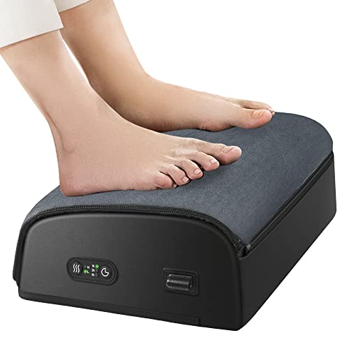 COMFIER Foot Rest with Heat - Home Office Foot Warmer & Ergonomic Stand - Gaming Desk Footstool - Memory Foam Support - Gifts