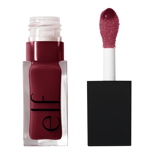 e.l.f. Glow Reviver Lip Oil: Nourishing Tint, High-Shine Finish, Jojoba Infused