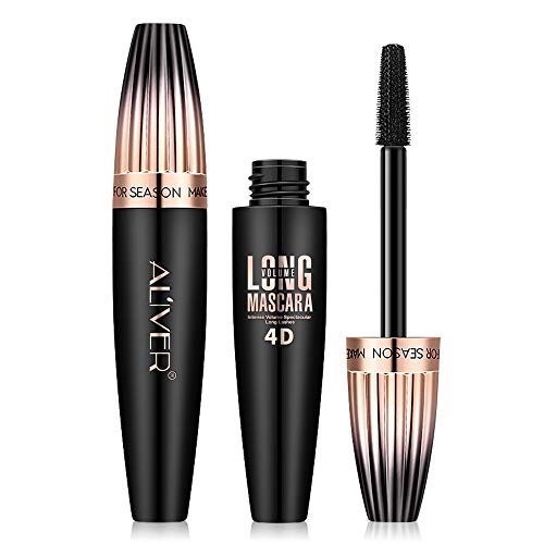 Silk Fiber Mascara, Extra Long & Thick Lashes, Waterproof Black