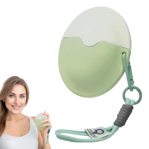 SKIKHN Sunscreen Applicator Roller for Kids & Adults, Refillable Portable Dispenser - Travel-Friendly Green