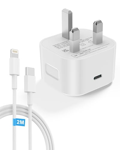 Apple Certified 30W Fast Charger Plug with 6FT USB-C to Lightning Cable - iPhone 14/13/12/11 Pro Max XS XR X SE 8 iPad