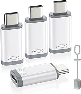 MoKo iPhone 17 Air 16e Adapter, 4-Pack Lightning auf USB C