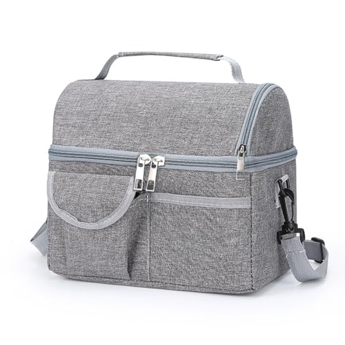 Fuutuu Insulated Cooler Bag 12-inch: Waterproof Lunch Bag, Multiple Compartments, for Picnic, Beach, Camping, Travel