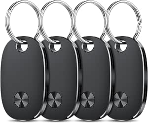 weTag Pro Tracker Tags 4 Pack for Apple Find My APP, Keys Finder and Item Locator, IP67 Waterproof
