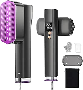 VIWAVE Travel Steamer: Dual Voltage Handheld Iron, 4 Modes & LED Display, 1200W Clothing Garment Portable for Global Travel