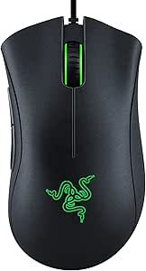 Razer DeathAdder Gaming Mouse: 6400 DPI Sensor, 5 Buttons, Mechanical Switches