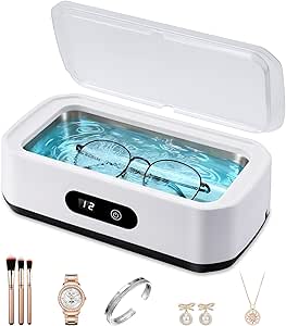 Sonic Jewelry Cleaner - 650ML Ultrasonic for Eyeglass, Watches