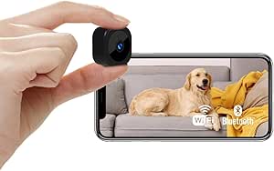 WiFi Mini Spy Camera 1080P HD Indoor with Night Vision & Motion Detection, Cloud/SD Storage - Home Security Cam