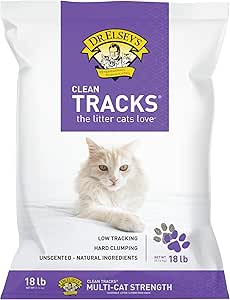 Dr. Elsey's Clumping Clay Cat Litter 18 lb Bag - Clean Tracks
