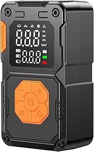 Portable Cordless Tire Inflator Pump with Digital Gauge for Car, Bike - Auto Shutoff