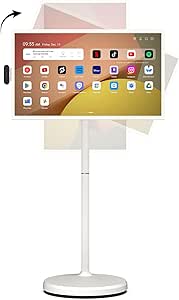 ApoloSign 32 inch Smart Portable TV: FHD, Android 14, Voice Remote, Swivel Rotation