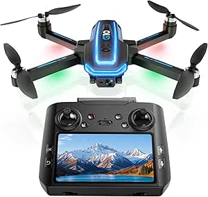 Brand G10 Camera Drones: 4k Pro Quadcopter, HD Screen, Follow Me, GPS Auto Return