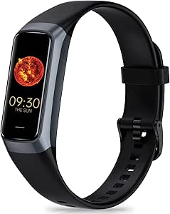 Brand Fitness Tracker: Heart Rate, Blood Oxygen, Sleep Monitor, Waterproof Smart Watch - Men & Women