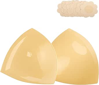 Double Sided Sticky Bra for D+ Cups, Lift Inserts, Washable & Reusable