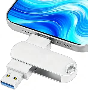 DEJIN 512GB USB C Flash Drive: High-Capacity Memory Stick, Waterproof, 2-in-1 Type C USB for Smartphones, Tablets, Computers
