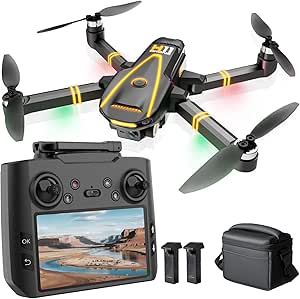 Brand H11 GPS Drones 4k Camera Quadcopter Follow Me Brushless Motor Auto Return 2 Batteries 45min Flight Time