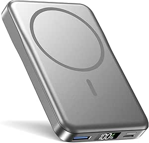 Brand Magnetic Portable Charger 10000mAh Power Bank for Fast Charging, Travel Essential Wireless Charger for iPhone Pro/Max/Air Series