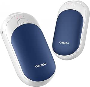 OCOOPA 2-Pack Rechargeable Magnetic Hand Warmers, Fast Heating, 3-Settings, Portable Heater, Gloves Fitting