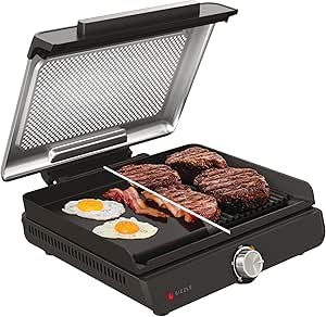 Ninja Sizzle 1460W Electric Indoor Grill & Flat Plate "inch